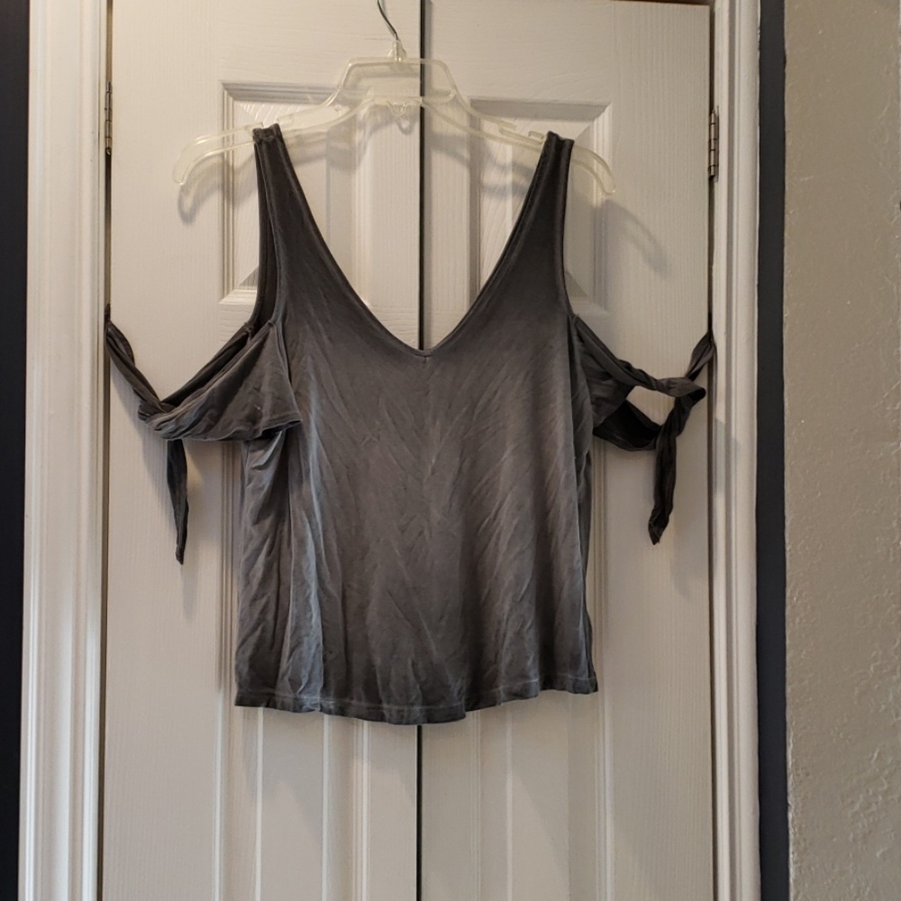 Light wash tank top